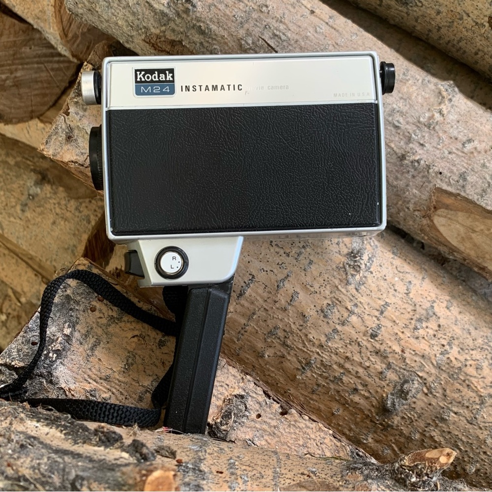 Kodak M24 Instamatic Camera - Black and Silver